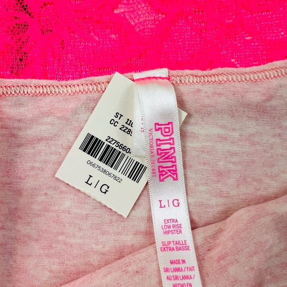 VS PINK Extra Low Rise Hipster Pantie Large Retired Vintage Style - Picture 6 of 6